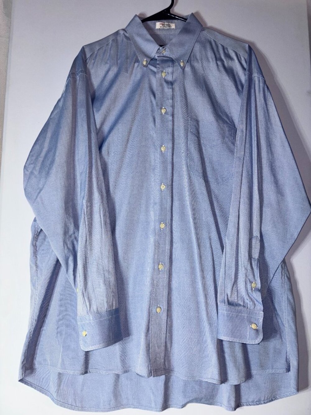 Gitman Bros. Pinpoint Oxford Blue Dress Shirt (TTX 2x2)